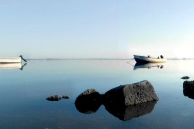 Boote am Fliegerdeich